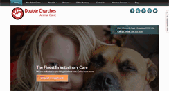 Desktop Screenshot of doublechurchesanimalclinic.com
